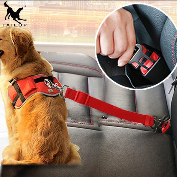 Dog car seat belt safety protector