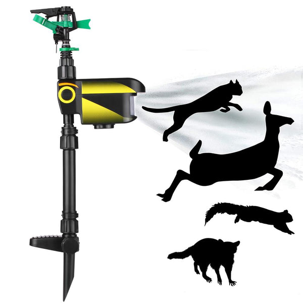 Solar Powered Motion Activated Animal Bird Mouse Repellent