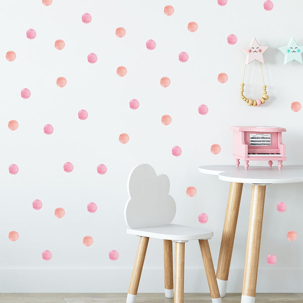 48pc Dot Wall Sticker For Kids Rooms Decoration