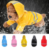 S-XL Pets Dog Hooded Raincoats