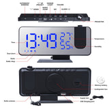 180 Degree Ceiling Wall Protection Alarm Clock