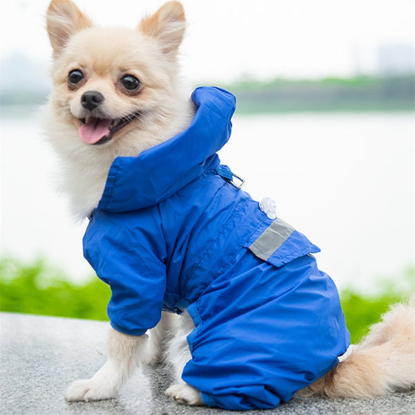 Dog Reflective Raincoat