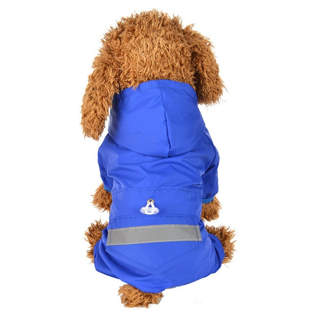 Dog Reflective Raincoat