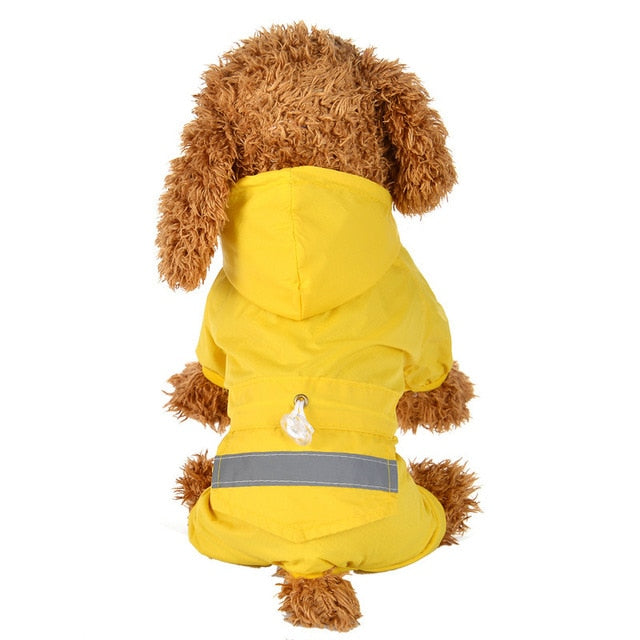 Dog Reflective Raincoat