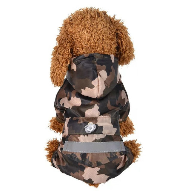 Dog Reflective Raincoat