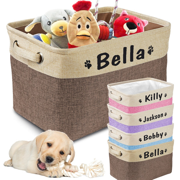 Personalized Pet Storage Basket