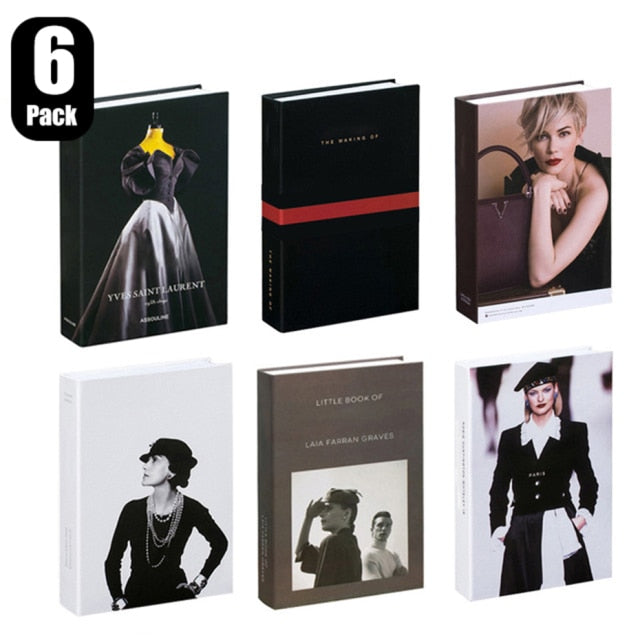 Fake Fashion Book Home Decor