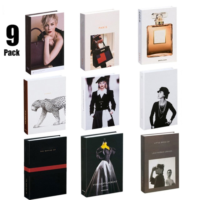 Fake Fashion Book Home Decor