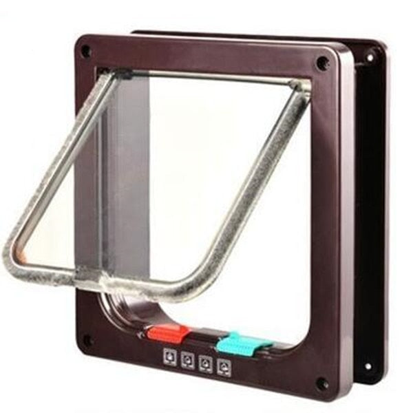 Dog Cat Flap Door with 4 Way Lock