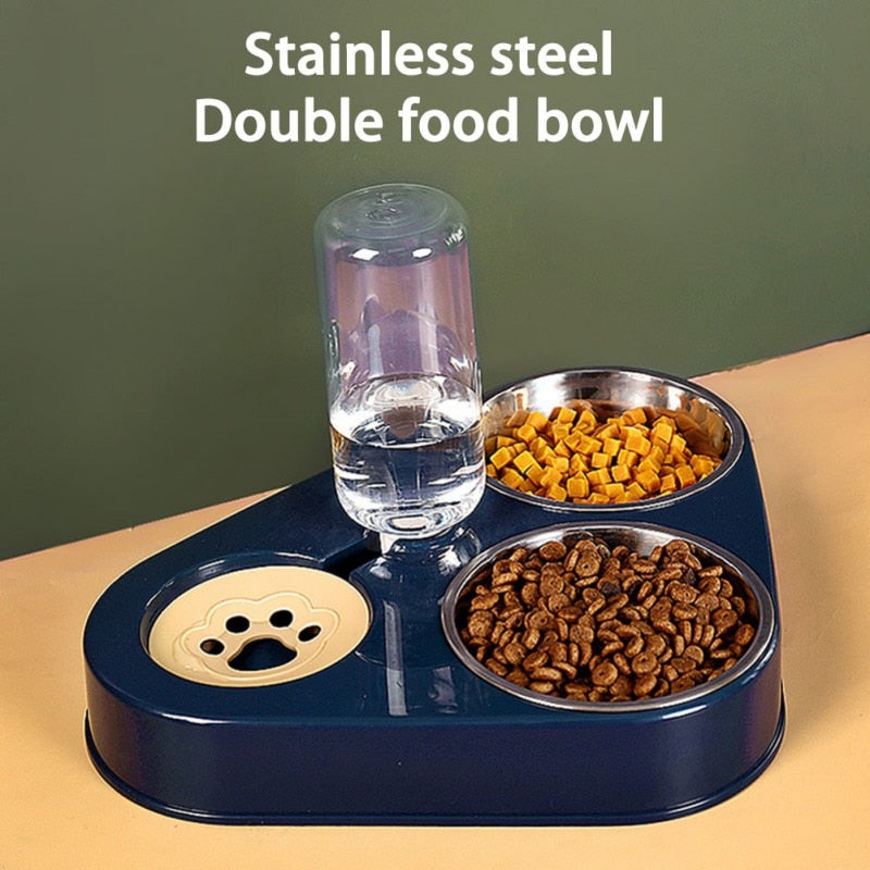 500ML 3 in 1 Dog Feeder Bowl