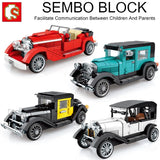 Classic Retro Car Building Blocks