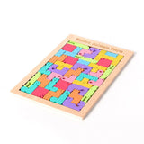 3D Puzzle Wooden Tangram Math Toys
